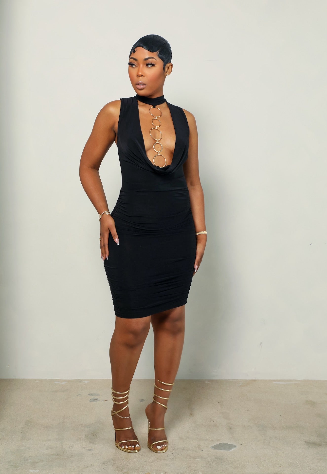 Playa Del Carmen Dress (Black)