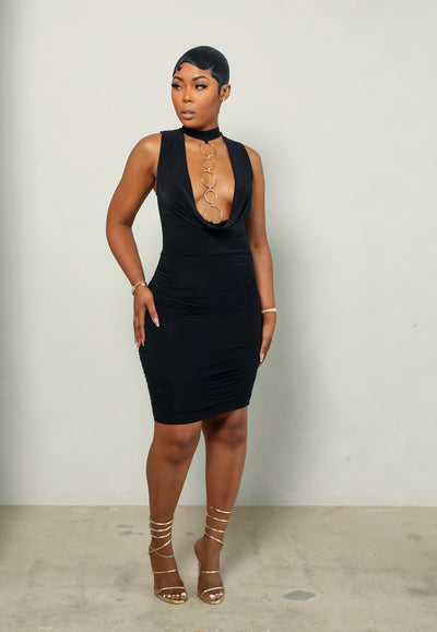 Playa Del Carmen Dress (Black)