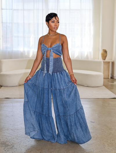Napa Valley Jumpsuit (Denim Blue)
