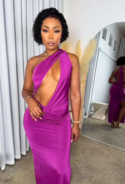 Evening Kiss Dress (Magenta)