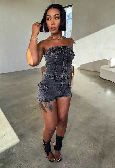 Prototype Romper (Black)