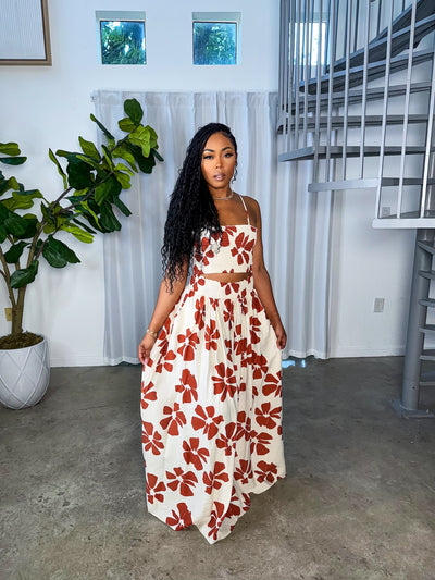 Hibiscus Bloom Set (Brown)