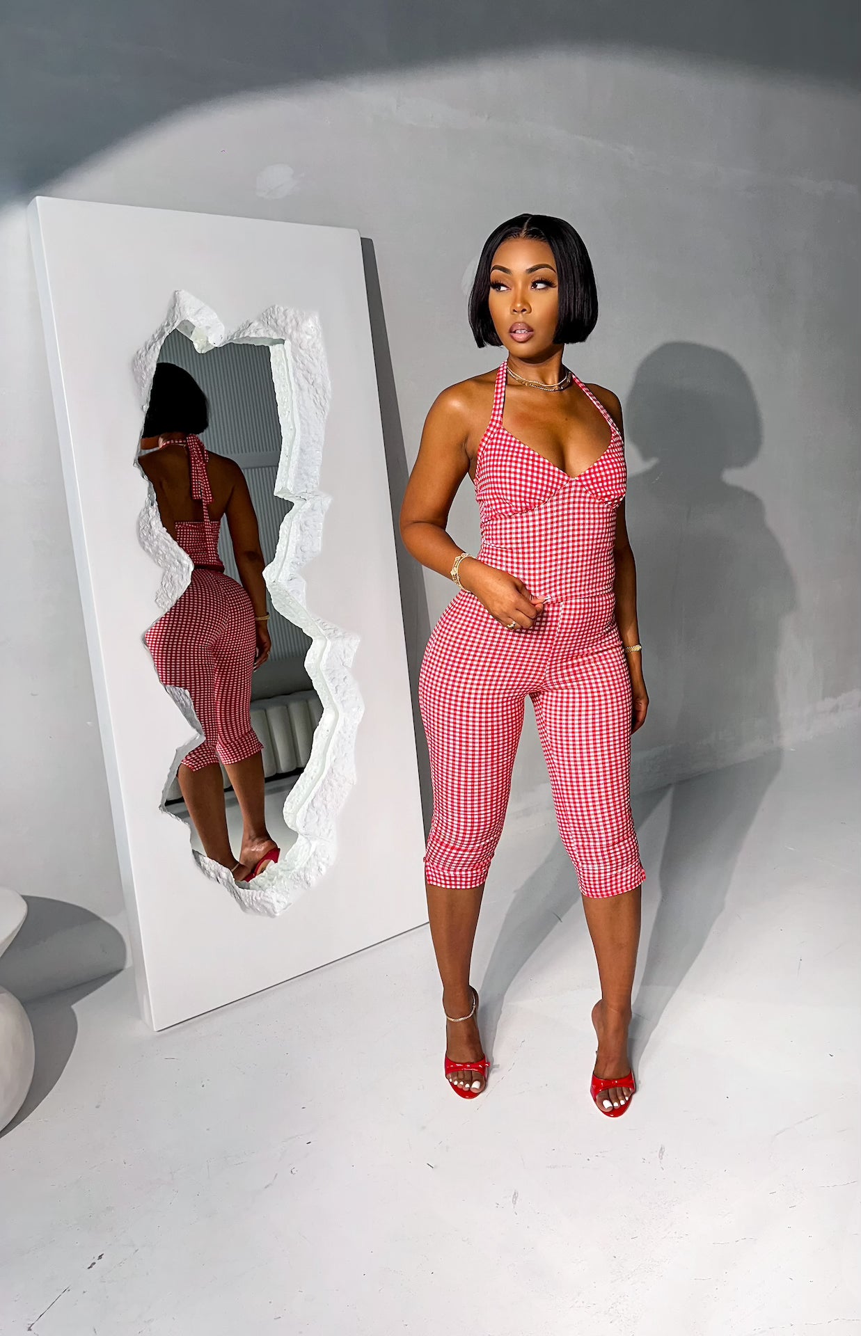 Picnic And Peonies Set (Red)
