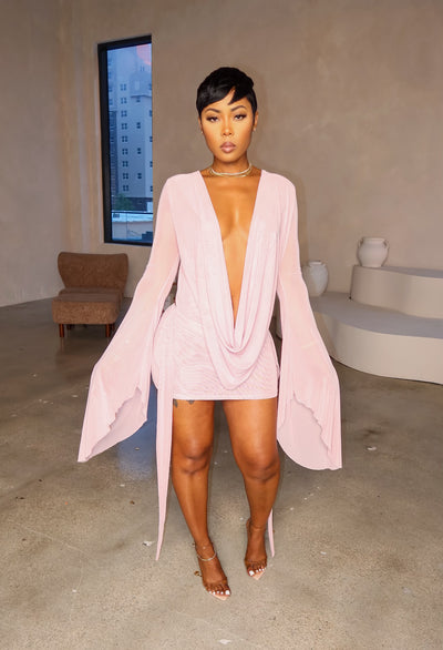 Love Jones Mini Dress (Pink)