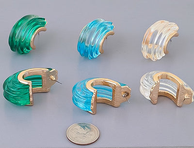 Aqua Love Earrings