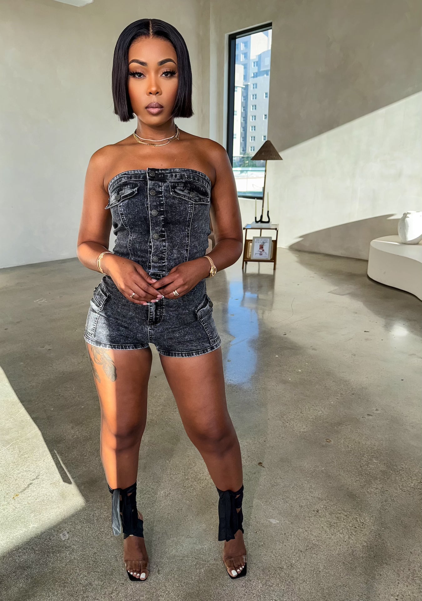 Prototype Romper (Black)