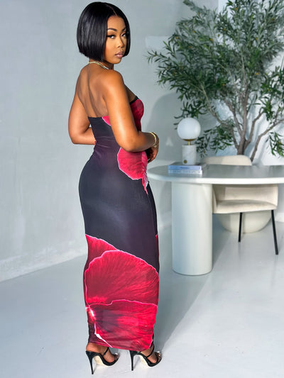 Bali Sunset Dress (Black)