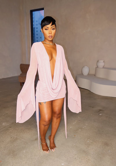 Love Jones Mini Dress (Pink)