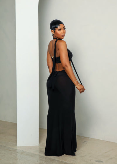 Imani Skirt Set (Black)