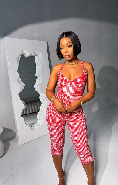 Picnic And Peonies Set (Red)