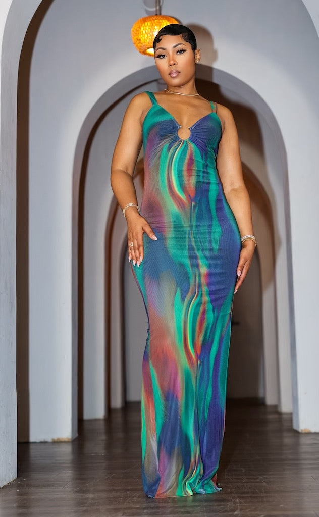 Northern Lights Maxi Dress