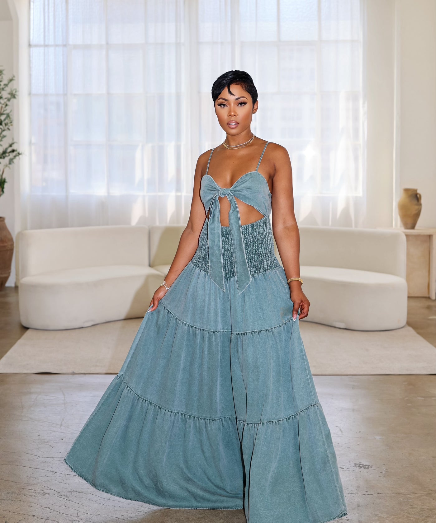 Napa Valley Jumpsuit (Sage)