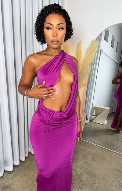 Evening Kiss Dress (Magenta)