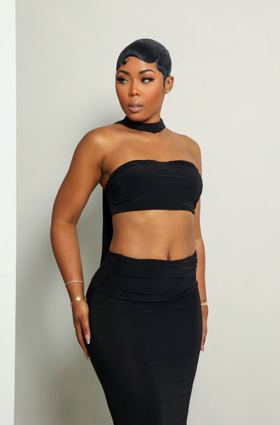 Imani Skirt Set (Black)