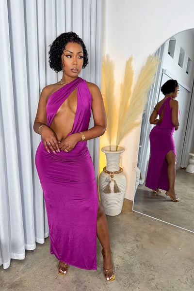 Evening Kiss Dress (Magenta)