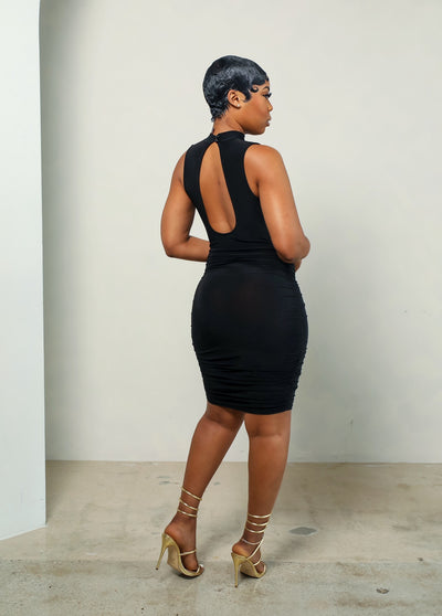 Playa Del Carmen Dress (Black)