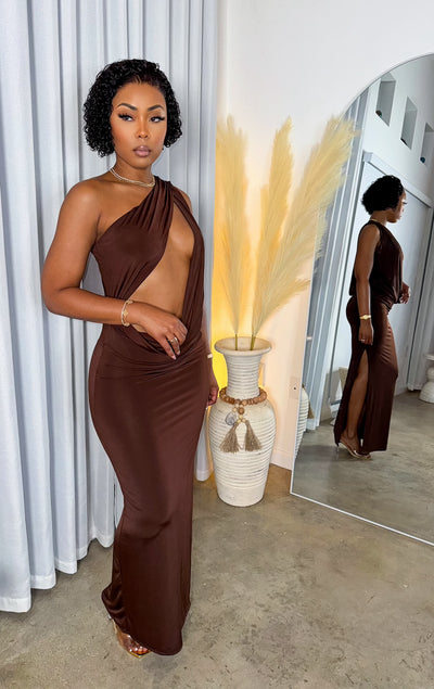 Evening Kiss Dress (Chocolate)