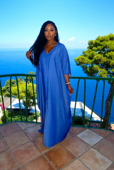 Serene Escape Maxi (Denim)