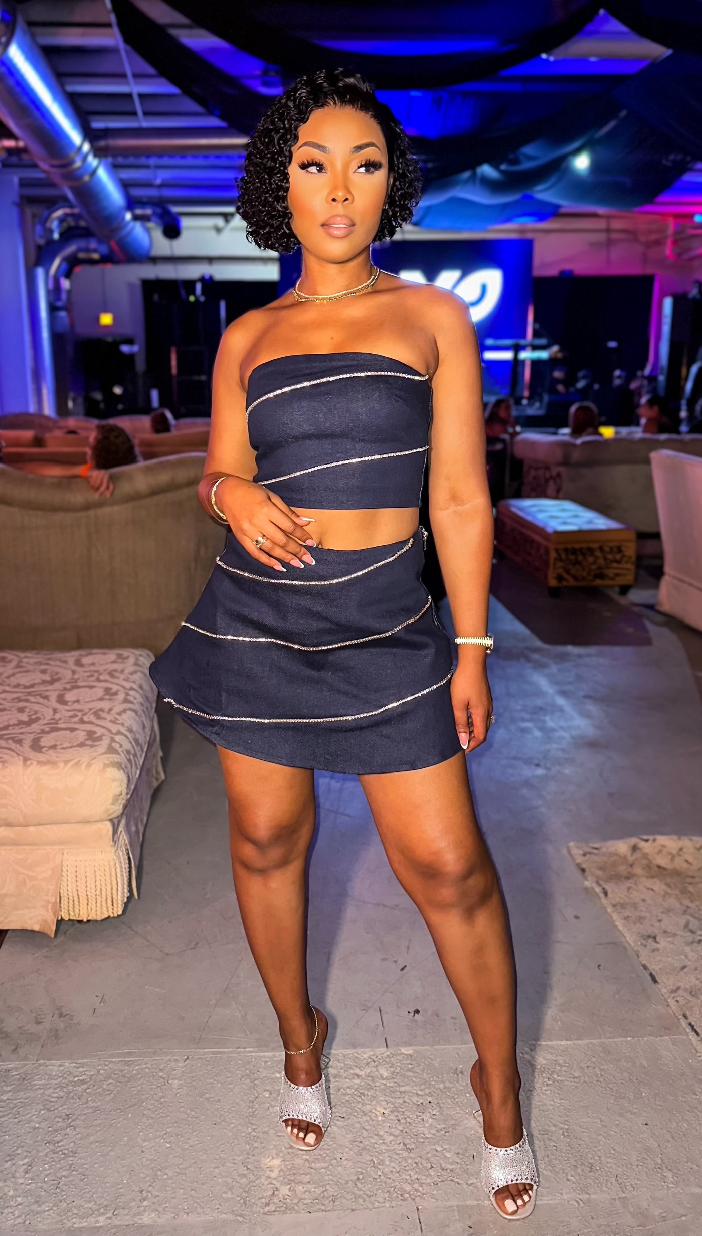 Diamonds Are Forever Skirt Set