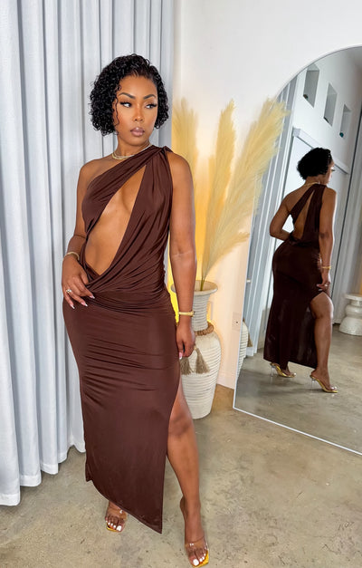 Evening Kiss Dress (Chocolate)