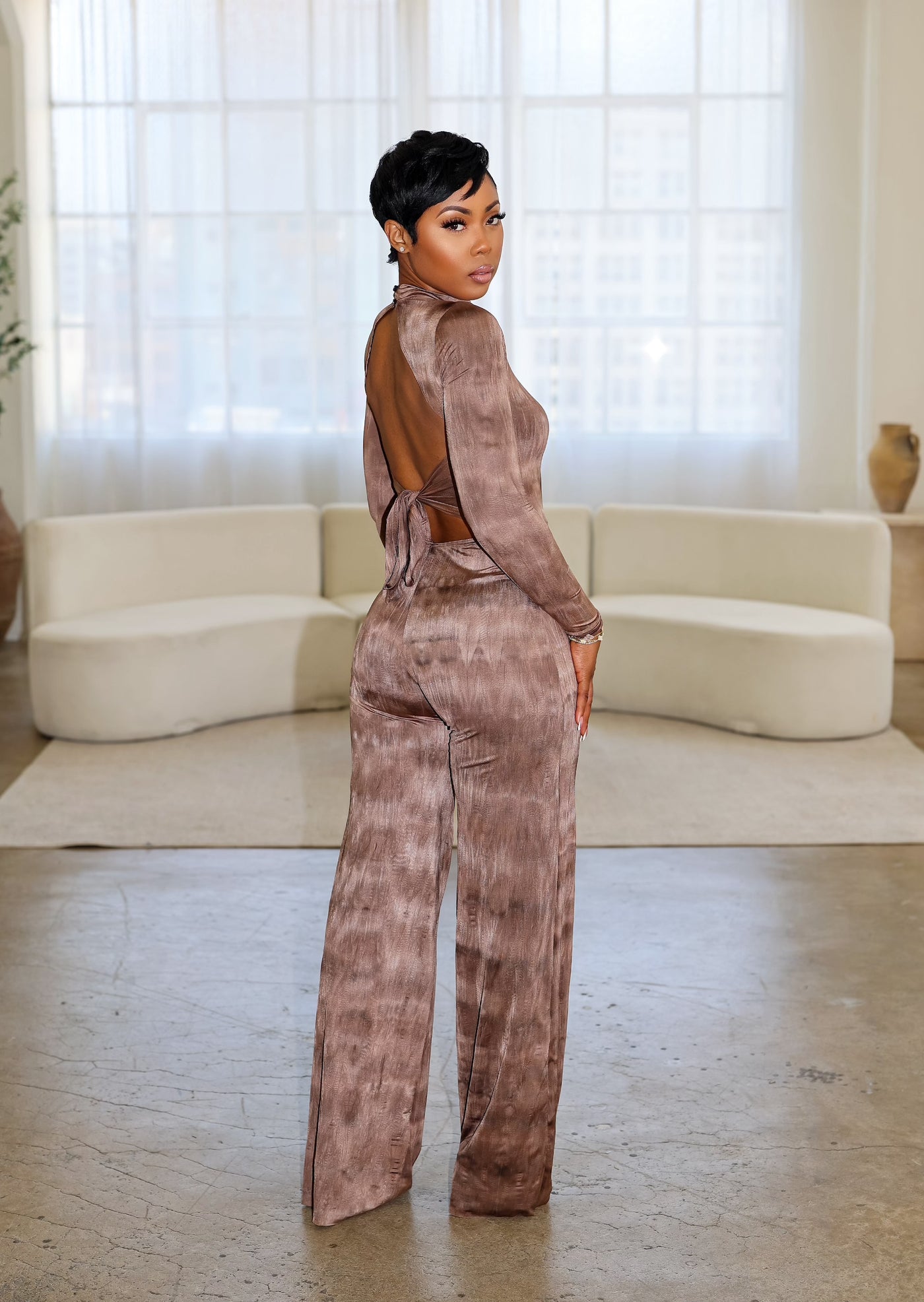 Mya Jumpsuit (Mocha)