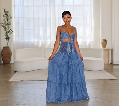 Napa Valley Jumpsuit (Denim Blue)