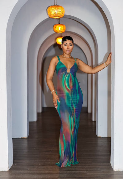 Northern Lights Maxi Dress