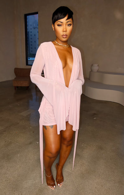 Love Jones Mini Dress (Pink)