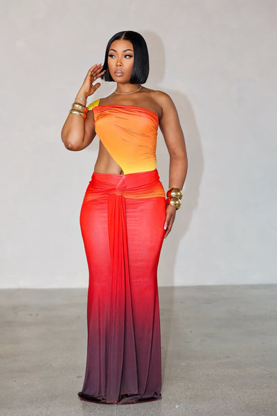 Sicily Dress (Orange)