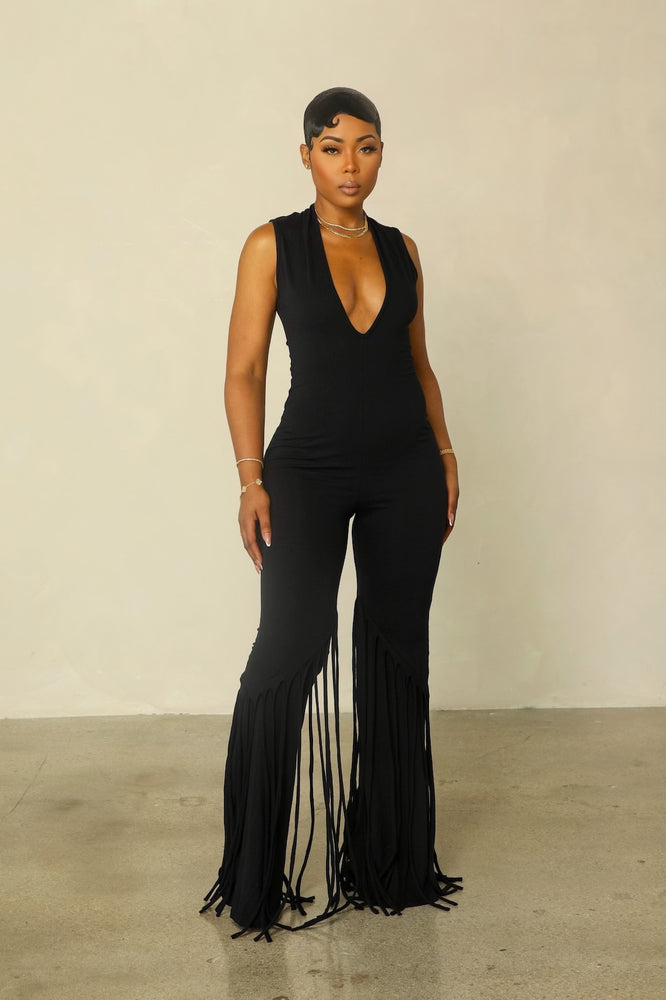 Let Me Pop Out Jumpsuit (Black)