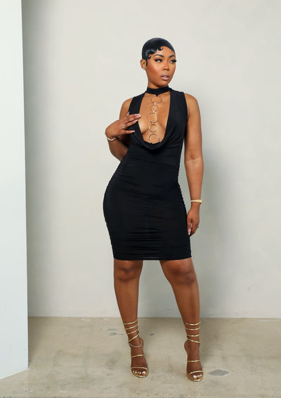 Playa Del Carmen Dress (Black)