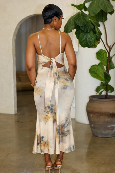 Go With The Flow Midi Dress
