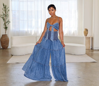 Napa Valley Jumpsuit (Denim Blue)