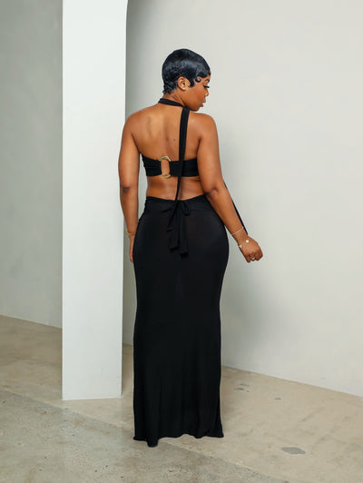 Imani Skirt Set (Black)