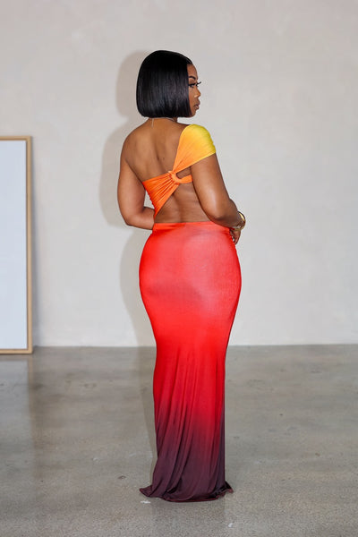 Sicily Dress (Orange)