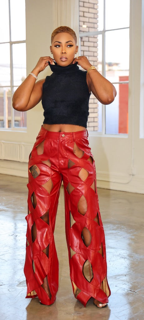 Rich Flex Pants (Red)