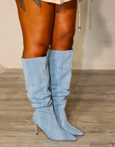 Primetime Denim Boots