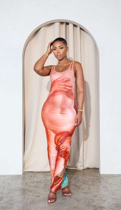 Fine Art Maxi Dress