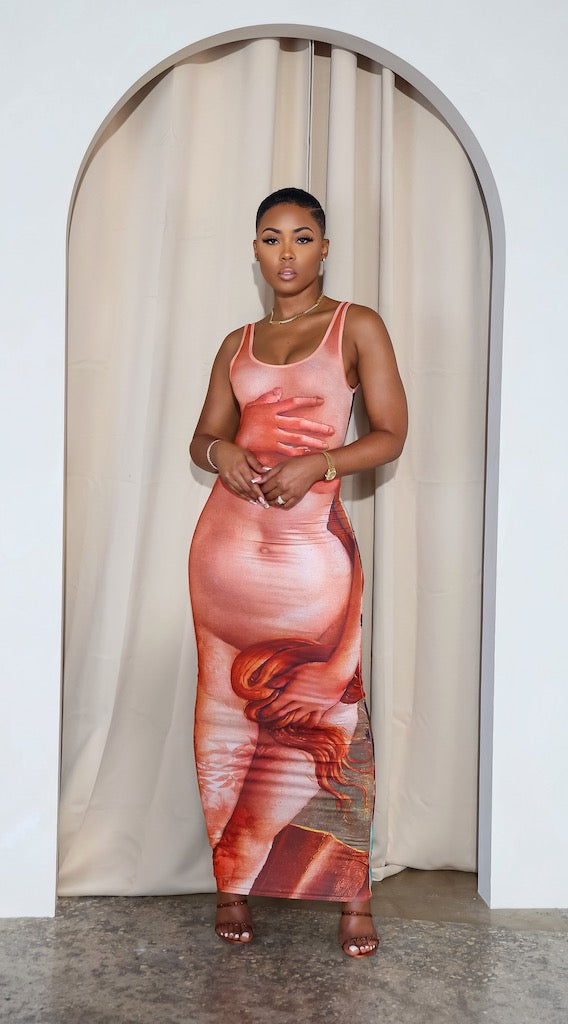 Fine Art Maxi Dress