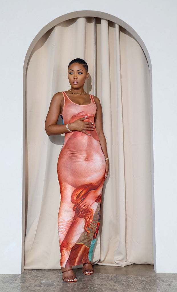 Fine Art Maxi Dress