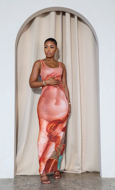 Fine Art Maxi Dress