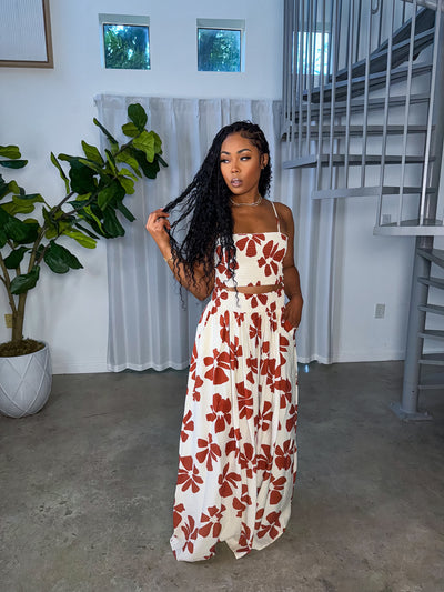 Hibiscus Bloom Set (Brown)