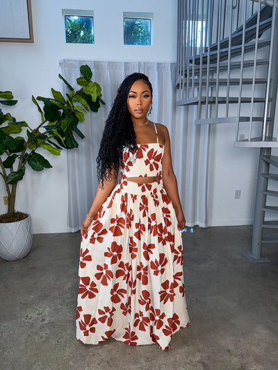 Hibiscus Bloom Set (Brown)