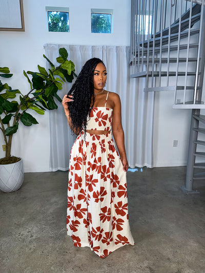 Hibiscus Bloom Set (Brown)
