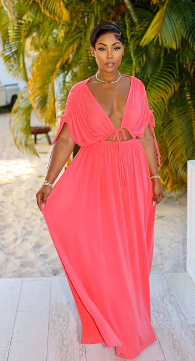 Bliss Dress (Coral)