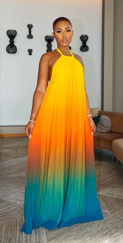 Caribbean Sunset Maxi