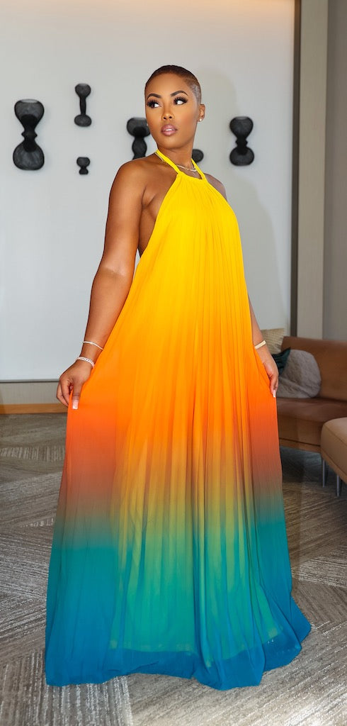 Caribbean Sunset Maxi