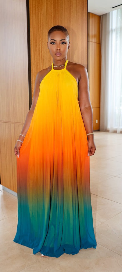 Caribbean Sunset Maxi