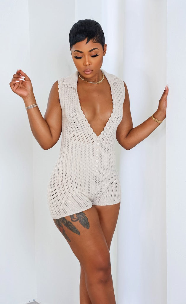 Summertime Fine Romper (Cream)
