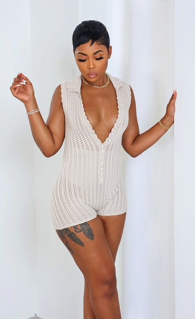 Summertime Fine Romper (Cream)